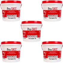 Kit 5 Pro-Sacc Probiótico 1kg Alimentação Animal Univitta - Univittá