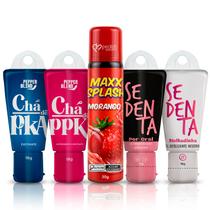 Kit 5 Produtos Para Casal Gel Deslizante Beijável, Excitante Feminino Masculino e Gel Adstringente Kit 5 Produtos Para Casal Gel Deslizante Beijável, Excitante Feminino Masculino e Gel Adstringente