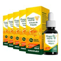 Kit 5 Propomune Extrato de Própolis Maxinutri 30ml