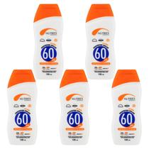 Kit 5 Protetor Solar Fator 60 FPS Profissional 120ML Nutriex