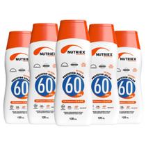 Kit 5 Protetor Solar Fps 60 Corporal Nutriex 120ml Kit 5 Protetor Solar Fps 60 Corporal Nutriex 120ml