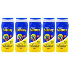 Kit 5 Protetor Solar Sunday Fps 30 200ml. Kit 5 Protetor Solar Sunday Fps 30 200ml.