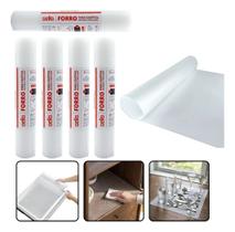 Kit 5 Protetor Tapete Forro Gaveta Armário Cozinha Multiuso1,5m x 0,5m
