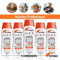 Kit 5 Protetores Solar Nutriex FPS99 Facial Toque Seco 120ml