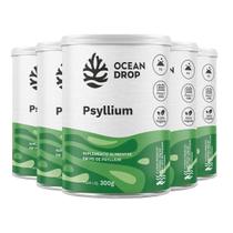 Kit 5 Psyllium Ocean Drop Vegano 300G Kit 5 Psyllium Ocean Drop Vegano 300G