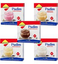 Kit 5 Pudim Diet Zero Açucares Sabores Sortidos Lowçucar 25g Kit 5 Pudim Diet Zero Açucares Sabores Sortidos Lowçucar 25g