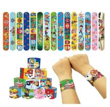 Kit 5 Pulseira Bate Enrola Personalizada Heróis Sereia etc