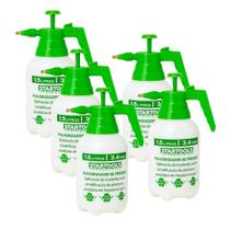Kit 5 Pulverizadores Manuais De Compressão Acumulada Com Gatilho Automático 1,5 Litros Kit 5 Pulverizadores Manuais De Compressão Acumulada Com Gatilho Automático 1,5 Litros