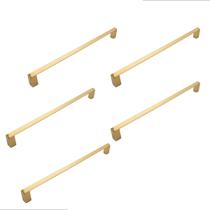 Kit 5 Puxador Alça Para Moveis Gaveta Armario Liveri Il 955 192mm Dourado Fosco Italy Line Kit 5 Puxador Alça Para Moveis Gaveta Armario Liveri Il 955 192mm Dourado Fosco Italy Line