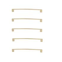 Kit 5 puxador dourado fosco il 950 italy line metal 224mm c/ parafusos Kit 5 puxador dourado fosco il 950 italy line metal 224mm c/ parafusos
