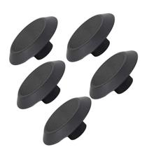 Kit 5 Puxador Para Moveis Ponto Disk G Preto Fosco Zen