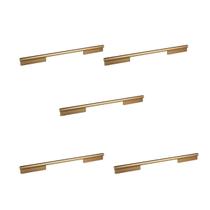 Kit 5 puxador sorento 320mm dourado fosco zen zp5450.320.955 Kit 5 puxador sorento 320mm dourado fosco zen zp5450.320.955