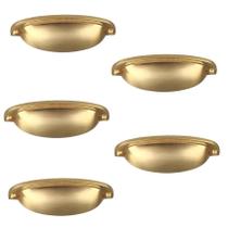 Kit 5 Puxadores Concha Paris Provençal Móveis Cores Variadas Kit 5 Puxadores Concha Paris Provençal Móveis Cores Variadas