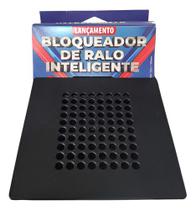 KIT 5 QUADRADO 150mm PRETO Grelha Bloqueadora de Odor e inseto