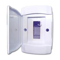 Kit 5 Quadro de Distribuição Centrinho Caixa para Disjuntor Din Sobrepor Kit 5 Quadro de Distribuição Centrinho Caixa para Disjuntor Din Sobrepor