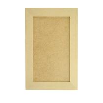 Kit 5 Quadro Retangular com Moldura e Fundo Removível 30x40 Mdf 6mm Madeira