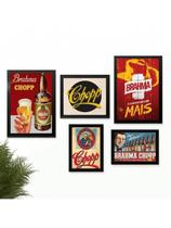 Kit 5 Quadros Decoração Placas Area de Churrasco Cerveja Marcas Bar Buteco Bebidas Whiskys Vinhos 60 Kit 5 Quadros Decoração Placas Area de Churrasco Cerveja Marcas Bar Buteco Bebidas Whiskys Vinhos 60