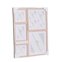 Kit 5 Quadros Yuji Amadeirado Mdf