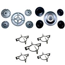 Kit 5 Queimadores + Grade Cooktop Fischer 5 Bocas Tripla Chama Kit 5 Queimadores + Grade Cooktop Fischer 5 Bocas Tripla Chama