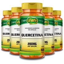 Kit 5 Quercetina Unilife 60 Cápsulas