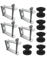 Kit 5 rack armacao 1/8 pesada com isolador