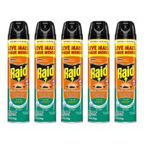 Kit 5 Raid Multi Insetos Aero Base Agua Eucalipto 420ml Kit 5 Raid Multi Insetos Aero Base Agua Eucalipto 420ml