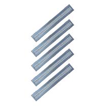 Kit 5 Ralo Grelha Linear e Caixilho Aço Galvanizado 15x100cm Kit 5 Ralo Grelha Linear e Caixilho Aço Galvanizado 15x100cm