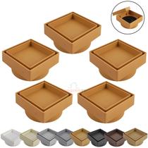 Kit 5 Ralo Oculto Invisível Quadrado 10x10cm Plástico Com Tela Para Banheiro - AMZ Kit 5 Ralo Oculto Invisível Quadrado 10x10cm Plástico Com Tela Para Banheiro - AMZ