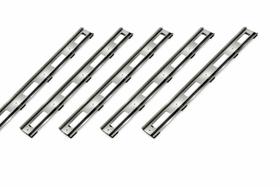 Kit 5 Ralos Lineares Inox 304 para Banheiro