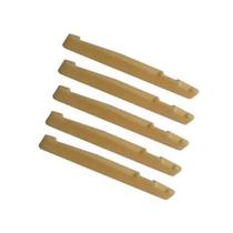 Kit 5 Rastilho violão aço cor branco creme 320m tam medio