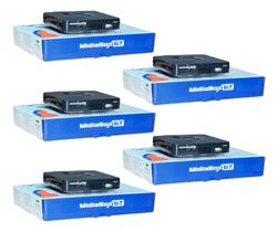 Kit 5 Receptor Digital Century Midiabox Banda C Ku Kit 5 Receptor Digital Century Midiabox Banda C Ku