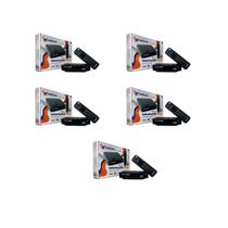 Kit 5 receptores digital de tv century sat hd - midiabox b7