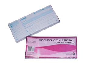 Kit 5 RECIBO COMERCIAL COM CANHOTO 50 FLS. MARSE Kit 5 RECIBO COMERCIAL COM CANHOTO 50 FLS. MARSE
