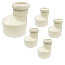 Kit 5 Redução 100x50mm Excêntrica Rígida p/ Esgoto SN Amanco Kit 5 Redução 100x50mm Excêntrica Rígida p/ Esgoto SN Amanco