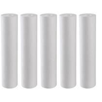 Kit 5 Refil Cartucho Filtro Polipropileno Liso 9 3/4 5 Micra