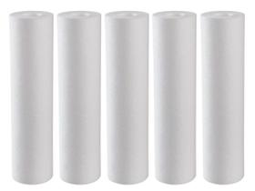 Kit 5 Refil Cartucho Polipropileno Liso 10x2.1/2 0,5 Micras Kit 5 Refil Cartucho Polipropileno Liso 10x2.1/2 0,5 Micras