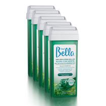 Kit 5 Refil Cera Depilatória Roll-on Algas 100g Depil Bella