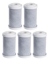 Kit 5 Refil Filtro Carvão Ativado 5 Polegadas