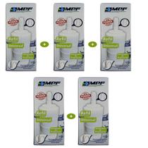 Kit 5 Refil Filtro Purificador Universal Rosca Longa - Mpf