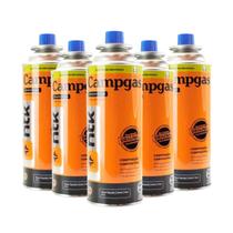 Kit 5 Refil Gás Butano P/ Fogareiro e Maçarico Campgás Ntk