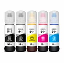KIT 5 REFIL TINTA (lacrada) ORIGINAL COMPATIVEL PARA T544 L3110 L3250 L3150 L3210 KIT 5 REFIL TINTA (lacrada) ORIGINAL COMPATIVEL PARA T544 L3110 L3250 L3150 L3210