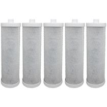 Kit 5 Refis Filtros Carbon Block de 9.3/4" Modelo Com Rosca