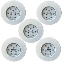 KIT 5 Refletor De Led Jacuzzi Prolite Fiber-20 9 Leds 12w