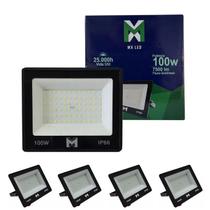 Kit 5 Refletor Holofote Led 100w Frio - Frio (6500K) Kit 5 Refletor Holofote Led 100w Frio - Frio (6500K)
