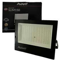 Kit 5 Refletor Holofote Slim 150w Branco Frio 6500K IP66 Bivolt