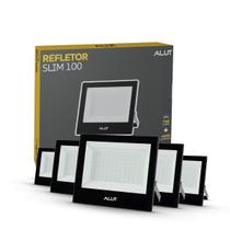 Kit 5 Refletor Led 100w 6500k Branco Frio Bivolt a prova d'água Alut Cod: ALUT000701-5 Alut By Avant