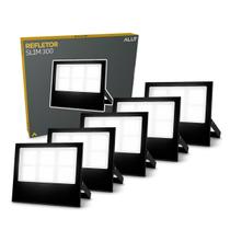 Kit 5 Refletor Led 300w 6500k Branco Frio 110v/220v Ip65 a prova d'água ALUT010041-5 Alut By Avant