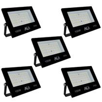Kit 5 Refletor Led FITE 100W 6500K (Branco Frio) IP65 8000L Bivolt ALI-1RF005 ALI