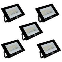 Kit 5 Refletor Led FITE 50W 6500K (Branco Frio) IP65 4000L Bivolt ALI-1RF004 ALI