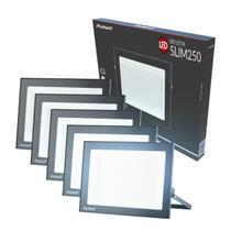 Kit 5 Refletor Led Slim 250w 6500k Branco Frio 110v/220v Ip66 a prova d'água Preto 259721378-5 Avant